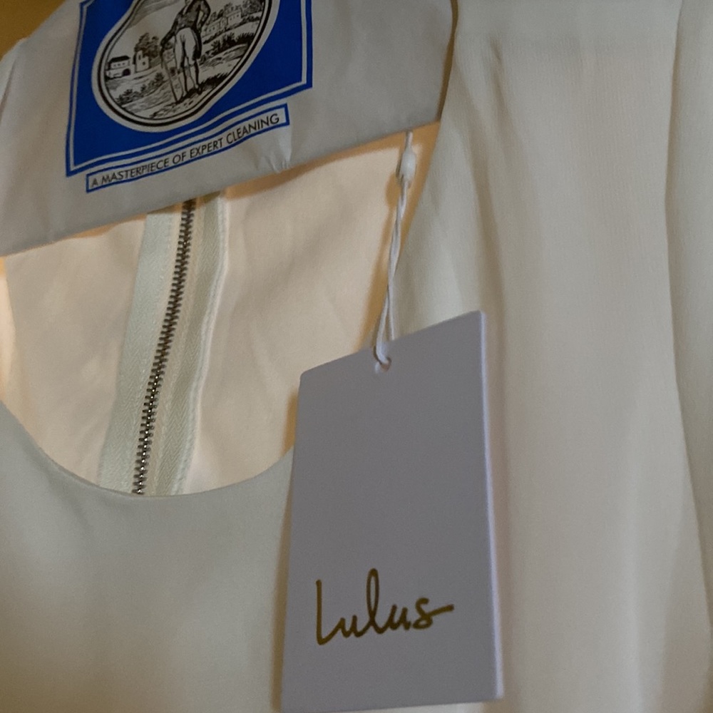 NWT Lulus Garden Bliss white maxi dress. - Picture 4 of 6